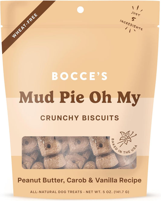 Bocce's Bakery Mud Pie Biscuits 5 oz. - K9 Kuisine