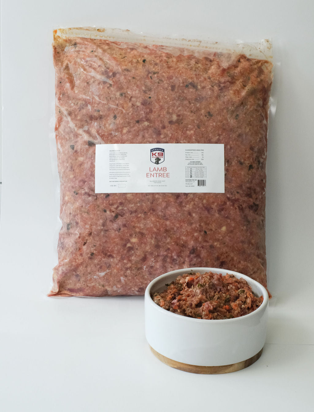 Lamb Raw Dog Food Entree