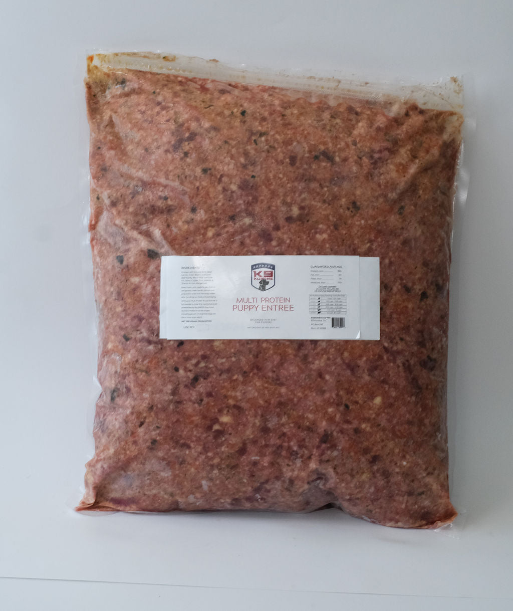 Turkey & Rabbit Raw Dog Food Entree - K9 Kuisine 