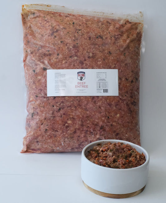 Beef Raw Dog Food Entree - K9 Kuisine