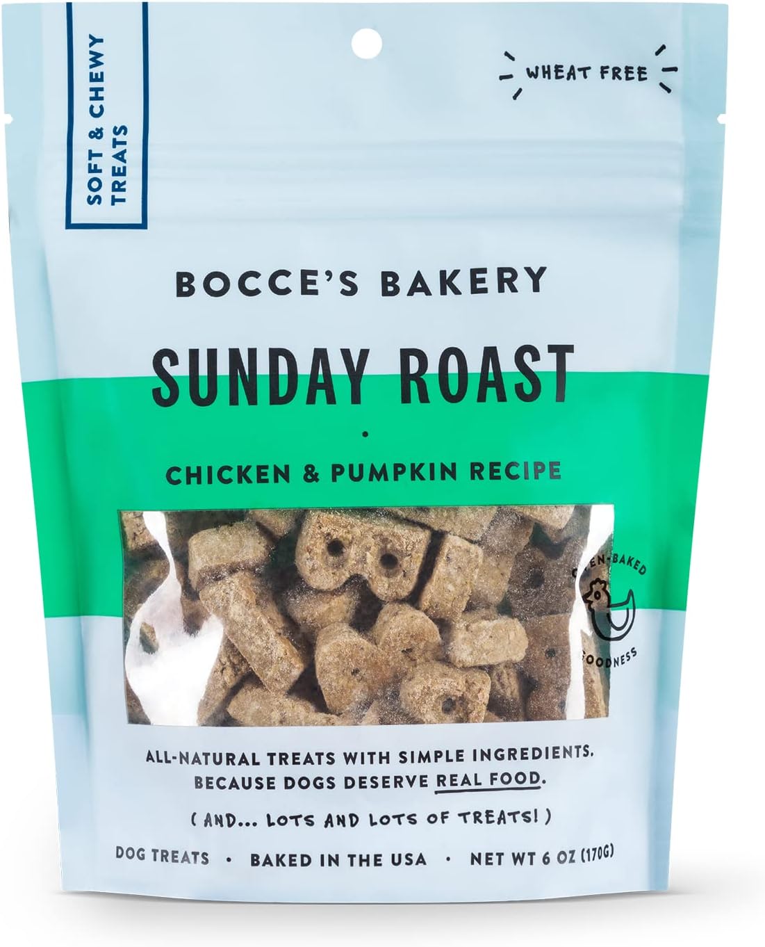 Bocce's Bakery Sunday Roast Treats 6 oz. - K9 Kuisine