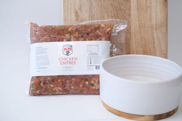 Chicken Raw Dog Food Entree - K9 Kuisine