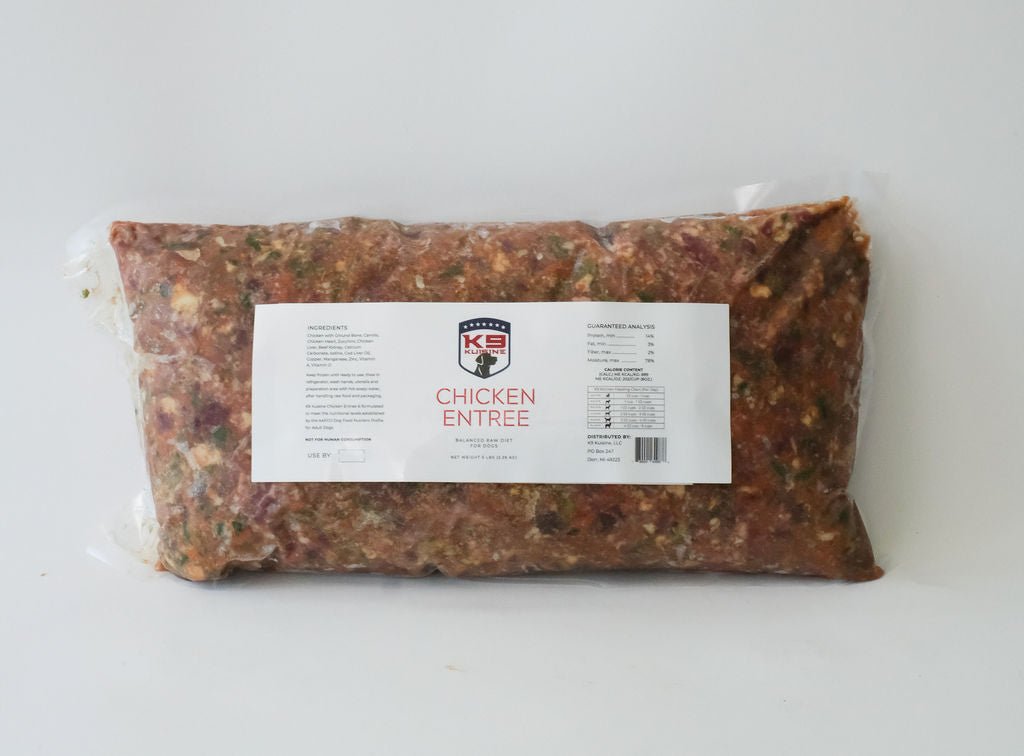 Chicken Raw Dog Food Entree - K9 Kuisine